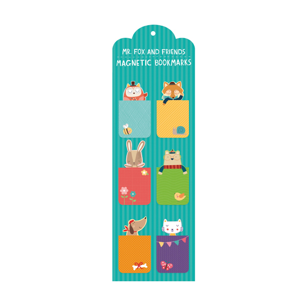 Mr. Fox and Friends Magnetic Bookmarks