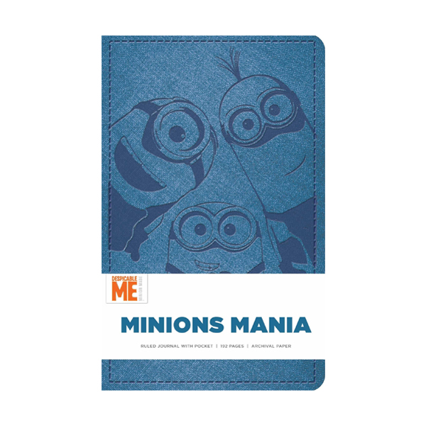 Minions Mania Hardcover Ruled Journal (Note)