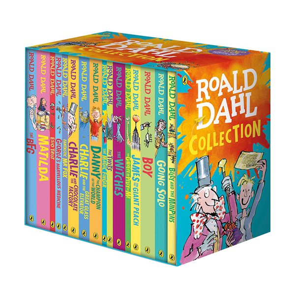[특가세트/흑백] Roald Dahl Collection : 16 Books Box Set (Paperback, 16권, 영국판)